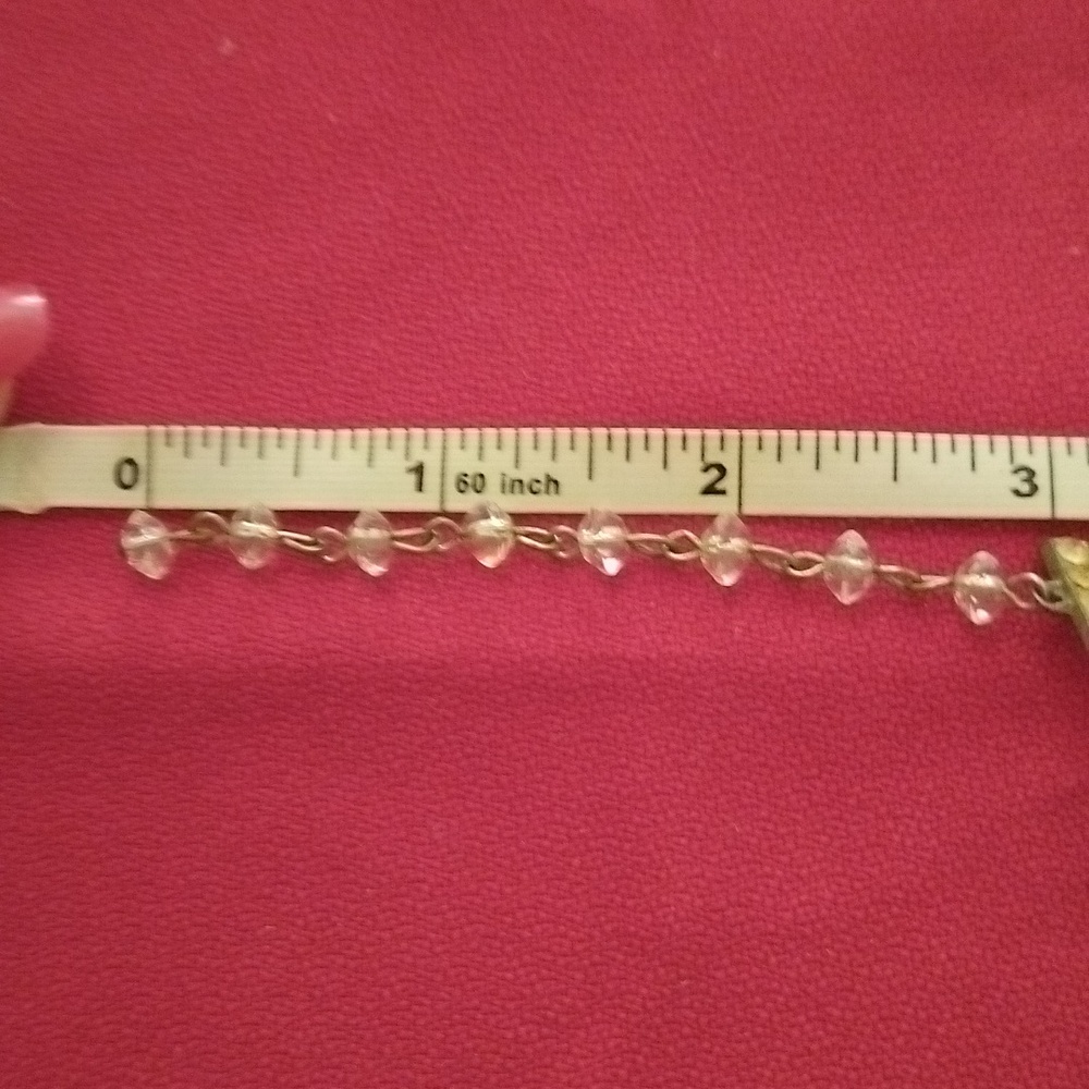 Vtg LOT of 2 AB Rock Crystal Double strand Chokers - Picture 6 of 13